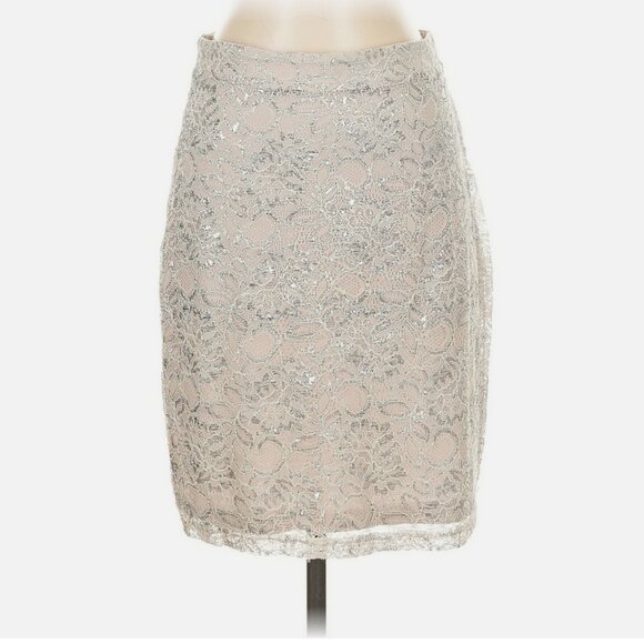 H&M Lace and Sequin Pencil Skirt - Picture 1 of 4
